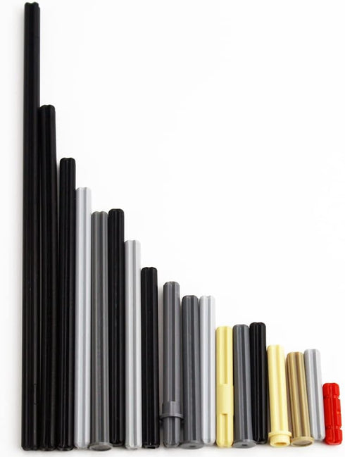 Technical Pieces and Parts Axles Set, 470 Pcs Compatible with All Major Brands Building Block Bricks MOC Parts DIY