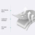 CDQL Baby Bath Seat Cushion, Floating Safe Foldable Adjustable Infant Bath Supporter for Newborn, Soft Bath Pillow Baby
