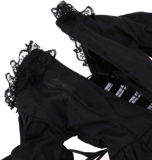 Fenteer Elegant Black Princess Lolita Dress for BJD SD Dolls