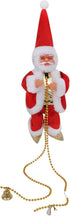 Christmas Decorations, Battery Operated Climbing Santa Claus with Music for Home Party Decoration