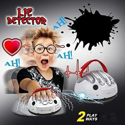 JULAN Upgrade Micro Electric Shocking Lie Detector, Tricky Novelty Game, Polygraph Test Truth Or Dare Party Analyzer