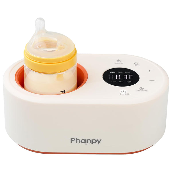 Phanpy Water-Free Bottle Warmer, 12-in-1 Multifuntion Fast Baby Bottle Warmer for Breastmilk,