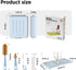 YOTIME Travel Bottle Brush, Travel Bottle Cleaner Kit with Foldable Bottle Drying Rack, for Visit Friends