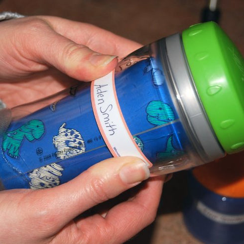 Whoozems Baby Bottle Waterproof Labels - Great for Daycare