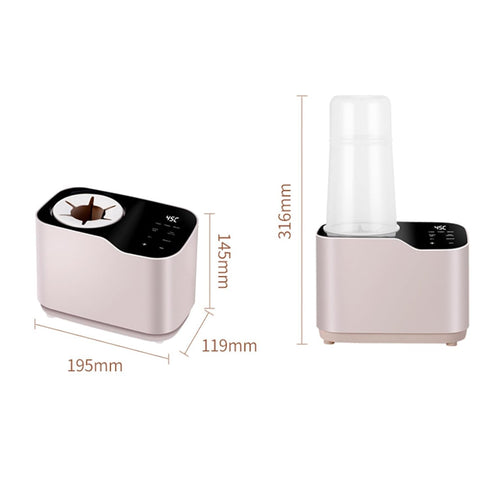 toilmua 0-2 8.5cm 6-10 Baby Bottle Warmer with Waterless Heating, Touch-Sensitive Fast Bottle Warmer Milk Warmers