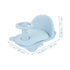 SHOWERORO Anti-Skid Bathing Chair with High Backrest Material Shower Seat for Newborns and Stable Non-Slip Sucker Base