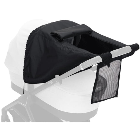 Stroller Sun Cover, Anti-UV 50+ Universal Fit Baby Strollers, Waterproof Sunshade with Viewing Window, Dark Grey