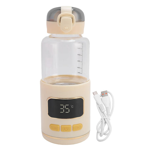 Generic Adjustable Temperature Portable Bottle Warmer for Travel Outdoor Rechargeable Cordless Milk Warmer for Parents