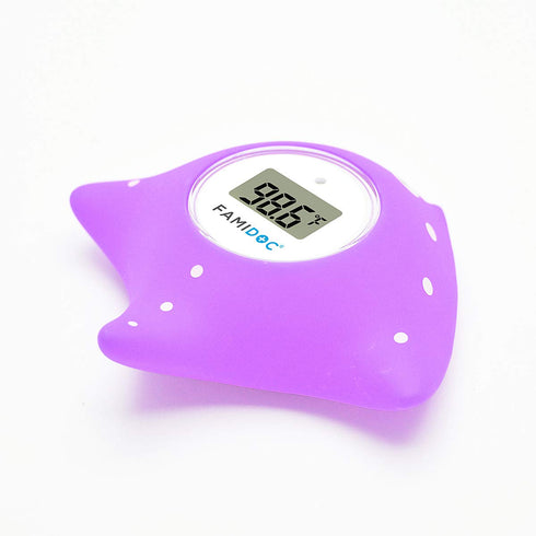 Famidoc Baby Bath Thermometer, New Upgraded Sensor Technology for Baby Bath Tub Floating Toy (Purple)