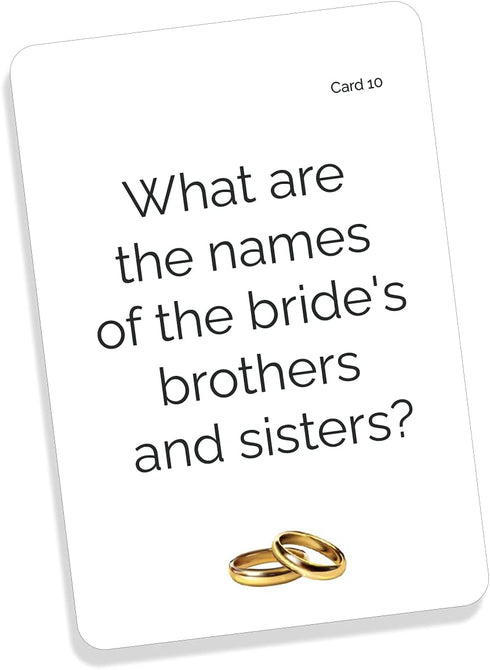 Know That Couple - Hilarious Bridal Shower Games | Fun Questions for Engagement, Wedding, and Rehearsal Dinner Games