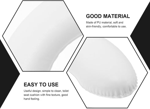 Toilet Seat Soft Cushion for Kids Toddler Potty Training Seat Pad Comfortable Pu Padded Cover Portable Home Travel Use