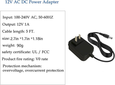 12V Supply for Kids Ride On Car - Battery Charger for Electric Baby Carriage, SUV, Truck & Motorcycle