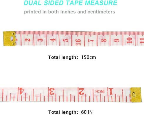 Nipple Ruler, 4 Pcs Nipple Rulers Set for Flange Sizing Measurement Tool, Pink/Green