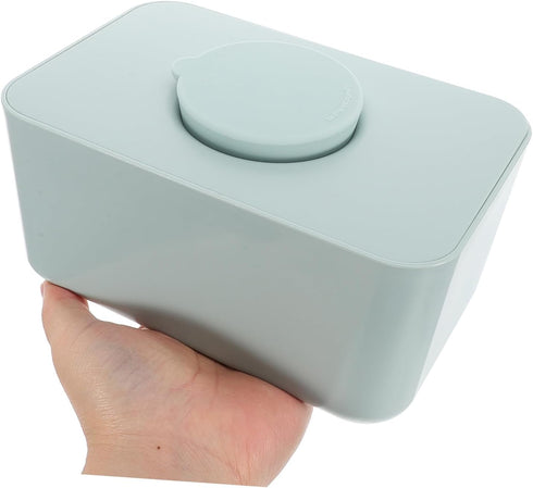 Luxshiny Wipes Dispenser with Sealing Lid Capacity Wipe Holder for Home Car Keeps Wipes Fresh Moist Easy Extraction