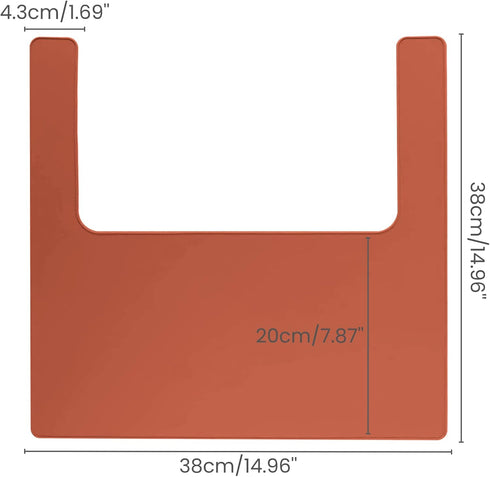 High Chair Placemat for IKEA Antilop Baby High Chair, Silicone Placemats, High Chair Tray Finger Foods Placemat