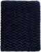 CREVENT 30''X40'' Soft Cozy Warm Baby Blankets for Boys Girls, All Season Use, Newborn Essentials (Wave Dark Blue/Navy)