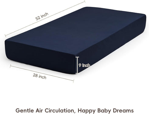 4 Pack Set 28x52 Inch david's kids Fitted Crib Sheets, Ultra Soft Breathable Comfortable Baby Sheet for Boys Girls