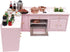 SXFSE Accessories,1:12 Set Dollhouse Decoration Dollhouse Miniature Furniture Wooden Kitchen Cabinet Freely Combined