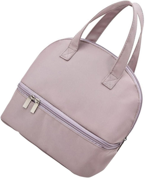FRCOLOR Portable Insulated Breast Milk Storage Bag for Mothers, Purple Polyester Care