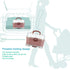 countertop Baby Bottle Drying Rack Storage, Large Nursing Bottle Storage Box Organizer with Cover, Portable Kitchen