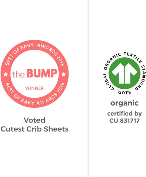 Burt's Bees Baby Organic Cotton Fitted Crib Sheet - Standard Size