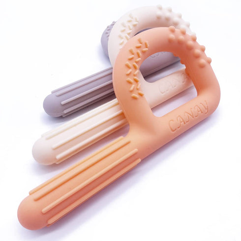 Xtra Tough Hand-Held Sensory Chew Toys for Autistic Children - 3 Pack Chew Sticks for Teething & Oral Motor Stimulation
