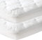 Pack and Play Mattress Pad Protector 2 Pack Waterproof, Cotton Fabric Absorbent,