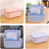 Sturdy Plastic Tissue Box Cover - Rectangle Wipes Storage with Sealing Lid