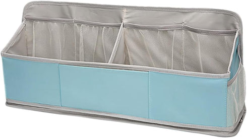 Hemoton Hanging Diaper Organizer Multi-functional Nursery Storage for Changing Table and Crib