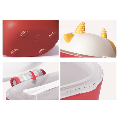450 ML, Bebamour Baby Formula Dispenser, BPA Free Portable Milk Powder and Candy Fruit Snack Storage Container