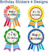 Fancy Land Happy Birthday Badge Stickers for Kids, 200 Pcs It's My Birthday Stickers for Home Classroom Party Decoration
