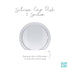 Bumkins Toddler Suction Plate - Divided Grip Dish for Baby Led Weaning, Platinum Silicone