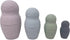 Puffy Penguins Toddler (1+) Silicone Stacking Nesting Dolls Toy - No Small Parts for Baby