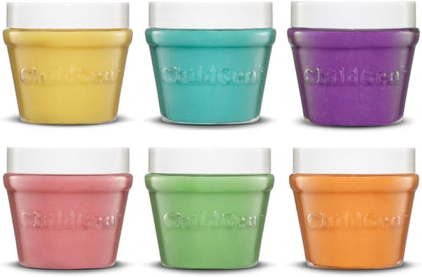 ChildGen Natural Play Dough Set, Non-Toxic, Super Soft, Long Lasting Playdough, Modeling