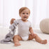 Apricot Lamb Stuffed Animals Security Blanket, Gray Koala Infant Nursery Character Luxury Snuggler Plush