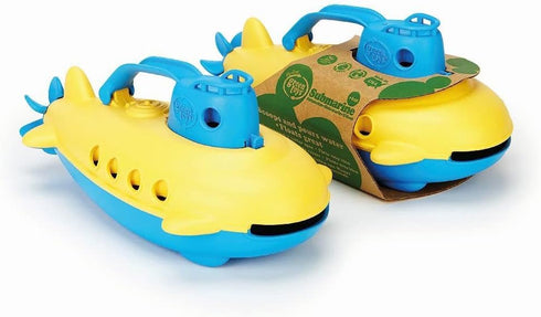 Green Toys Submarine - BPA, Phthalate Free Blue Watercraft - Spinning Rear Propeller - Safe Toys for Toddlers