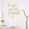 SENGTER Be Your Own Kind of Beautiful Wall Decal: Removable English Saying Words Wall Sticker for Bedroom, Living Room,
