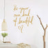 SENGTER Be Your Own Kind of Beautiful Wall Decal: Removable English Saying Words Wall Sticker for Bedroom, Living Room,