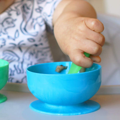 ChooMee Silicone Baby Suction Bowls, Non-Slip Extra Strong Suction Base with Durable Bowl, Ideal for Infant and Toddler