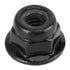 12PCS 4mm Nonslip Wheel Lock Nut Spare Parts for Axial TRX4 TRX6 SCX10 1/10 RC Model Car, Black