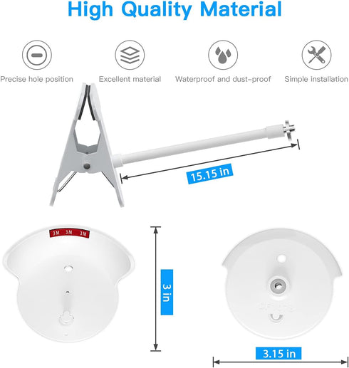 Baby Monitor Stand for VAVA and Hipp, Flexible Baby Camera Mount Shelf for Crib Nursery