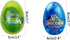 Anditoy 8 Pack Jumbo Unicorn & Dinosaur Deformation Eggs Prefilled Plastic Easter Eggs with Toys Inside for Kids Boys