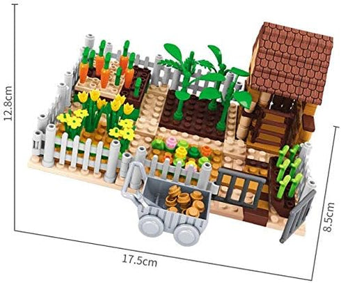 General Jim's Country Garden Farm House, Building Blocks Toy Set with Accessories for Teens and Adults