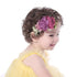 Cinaci 6 Pack Delicate Rose Flower Nylon Headbands, Floral Bows Headband Super Stretchy Hair Bands Fancy Headpieces