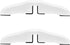 NXN-HOME Support Feet for 360 Degree Configurable Pet Gate Collection, White, A Pair