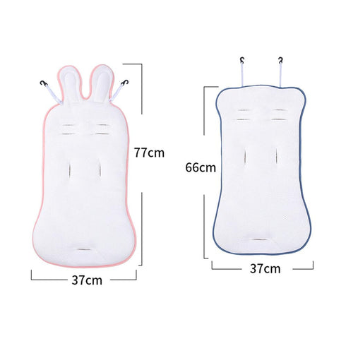 Universal Baby Stroller Cushion Seat Liner, Soft Breathable Ice Cooler Mat for Infant Car Seat
