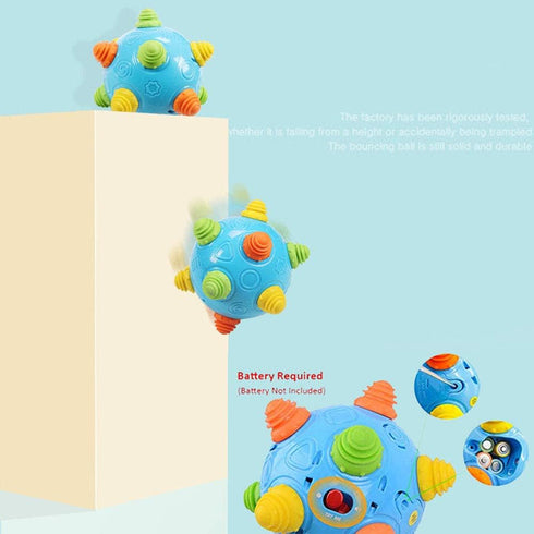 YMDLY Toys Toddler's Music Dancing Shake Ball - Move, Crawl, Bounce, Sensory Learning for Kids and Babies, Fun Gift