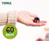 60 3+ Terra by Battat Pieces Wild Creatures Tube Realistic Mini Animal Figurines Lion, Hippo, Tiger, Bear & More Safari