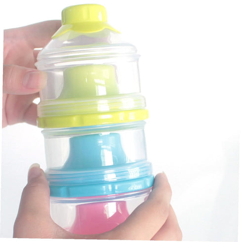 Beaupretty Portable Formula Dispenser High Capacity Stackable Milk Powder Container for Travel and Feeding Food Grade
