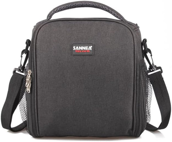 KROKII Portable insulation bag shawl outdoor picnic bag capacity bento bag fresh breast